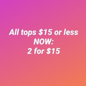 Tops Sale!